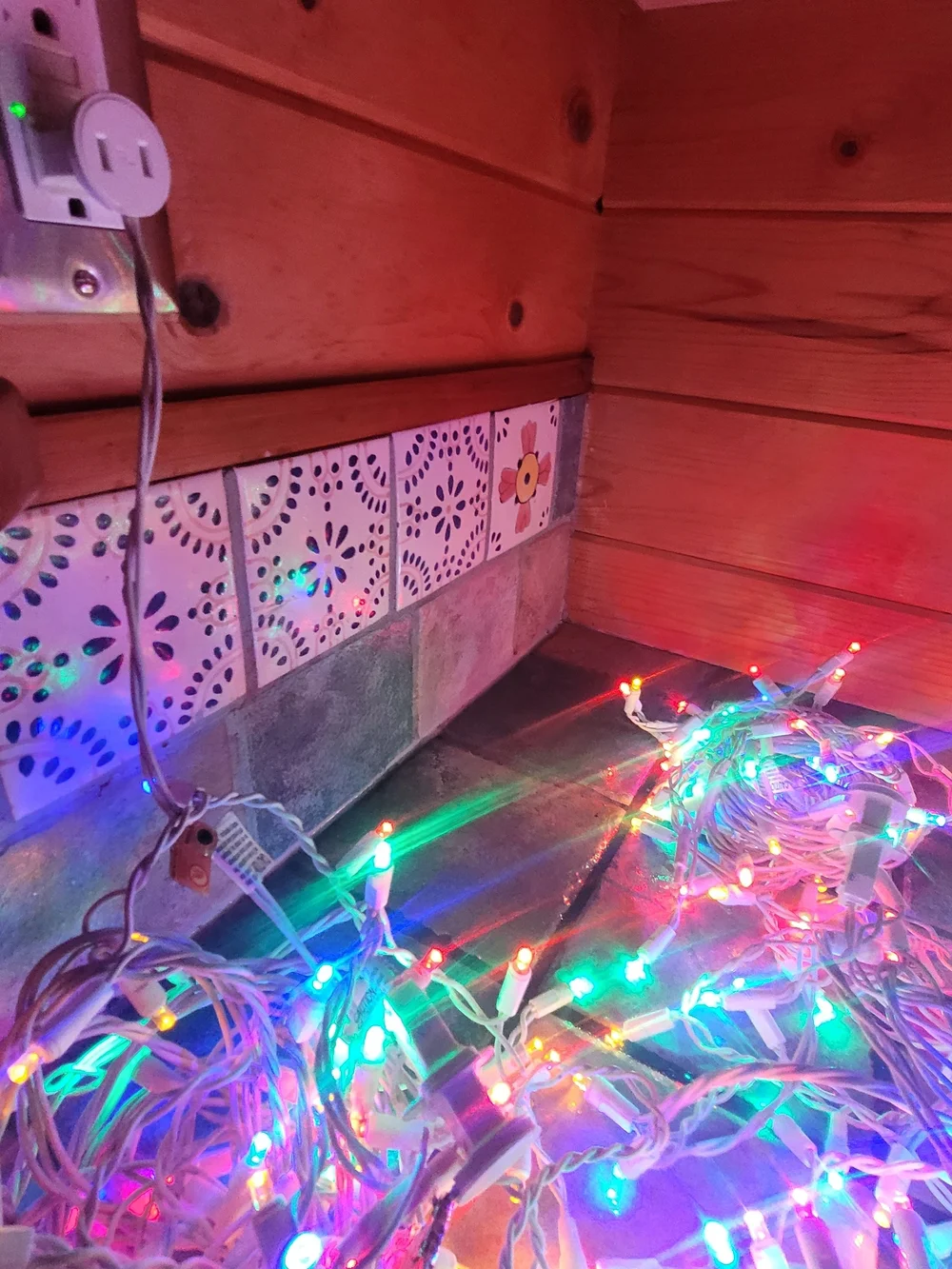 Multi-Color Holiday Icicle LED Lights - Home Holiday